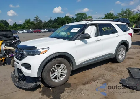 2021 Ford Explorer Xlt z USA, uszkodzony, nr VIN 1FMSK8DH5MGA92667